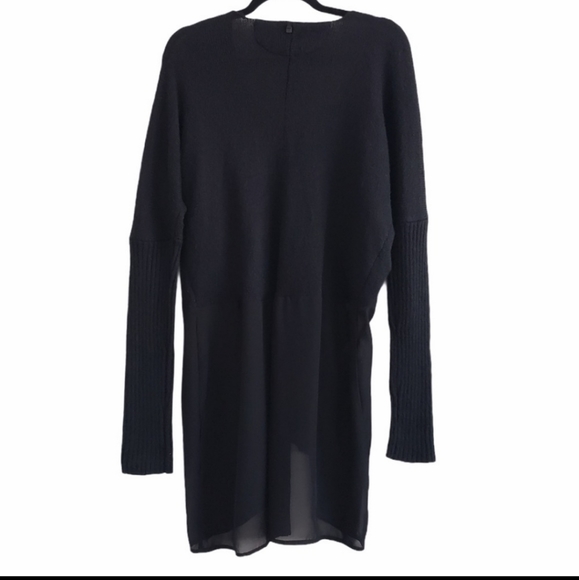 RUDSAK mixed media sweater black medium large - Picture 6 of 11